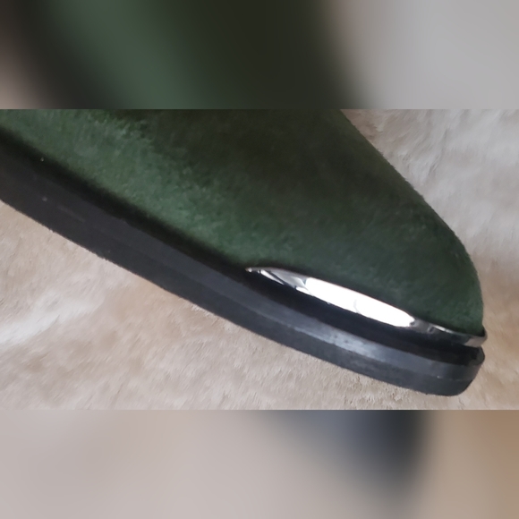 Green suede boots - Picture 3 of 3